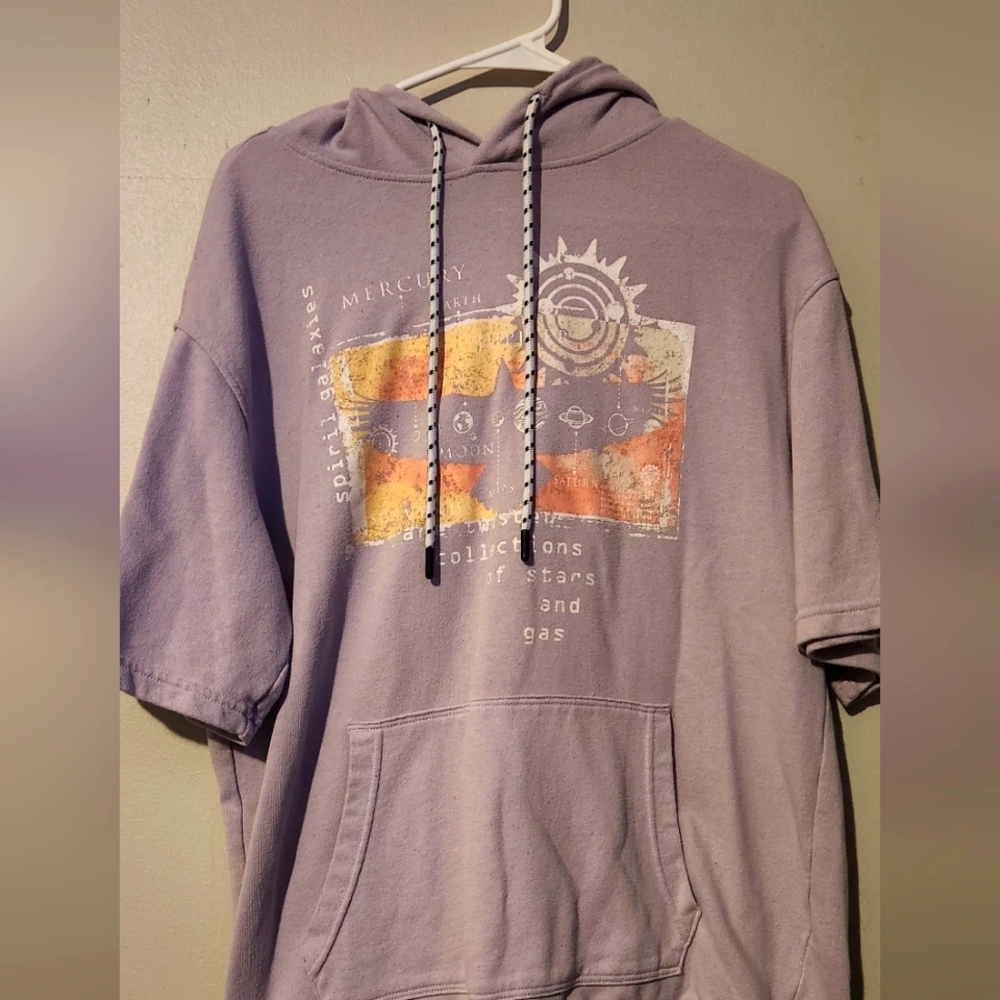 Mens hooded shirt